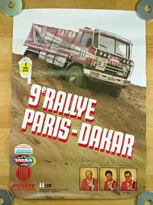 Tatra 815 - 9. Rallye Paris Dakar - 1987 - plakát - Motokov - Loprais Karel, Stachura Radek, Krpec Jaroslav