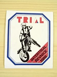 Trial - Intertrial Řevnice 1986 - samolepka