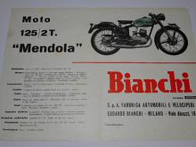 Bianchi 125/2T. Mendola - prospekt