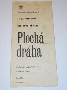 Plochá dráha Svitavy - 11. 7. 1965 - Mistrovství ČSSR