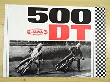 JAWA 500 DT Modell 890 - prospekt - Motokov