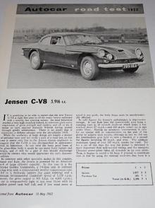 Jensen C-V8 - Autocar road tests - 1963