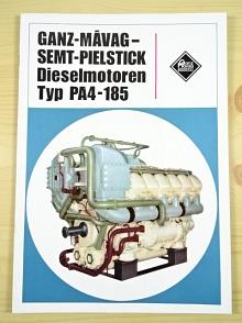 Ganz - Mávag - Semt - Pielstick Dieselmotoren Typ PA4-185 - prospekt