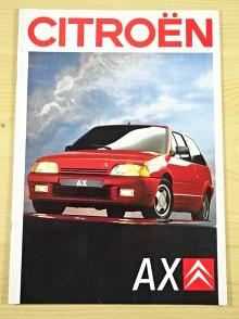 Citroën AX - prospekt - 1988