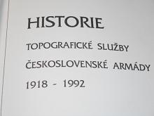 Historie topografické služby Československé armády 1918-1992