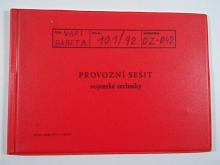 VARI - evidenční list o provozu ženijní techniky