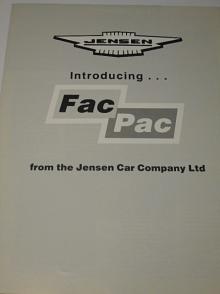 Jensen Interceptor Series 4 - Fac Pac - prospekt