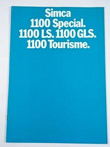 Simca 1100 Special, 1100 LS, 1100 GLS, 1100 Tourisme - prospekt