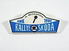 Rallye Škoda 1980 - AMK - odznak