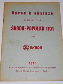 Škoda - Popular 1101 - návod k obsluze - ASAP Mladá Boleslav