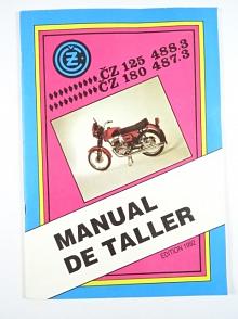 ČZ 125/488-3, ČZ 180/487-3 - Manual de taller - 1992