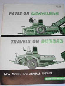 Paves on Crawlers, Travels on Rubber, New Model 873 Asphalt Finisher - Barber - Greene - prospekt