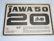 JAWA 50 typ 20 - prospekt
