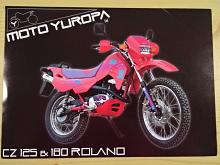 CZ 125, 180 Roland - Moto Yuropa Ltd. - prospekt