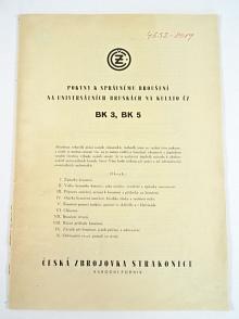 ČZ - pokyny k správnému broušení na universálních bruskách na kulato ČZ BK 3, BK 5