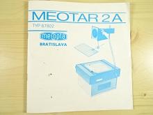 Meopta - Meotar 2A typ 67802 - návod