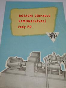 ČKD - rotační čerpadlo samonassávací řady PD - prospekt - 1959