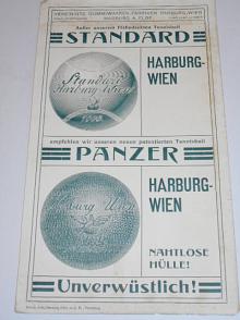 Harburg - Wien - Tennisball - Standard, Panzer - leták