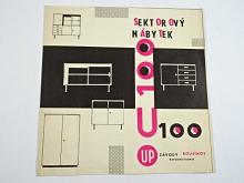 Sektorový nábytek U 100 - UP závody Rousínov - prospekt