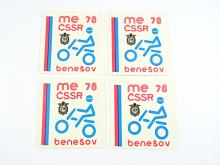 ME ČSSR 1978 Benešov - samolepka - FIM