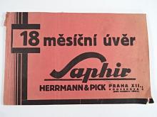 Saphir - Herrmann a Pick, Praha - 18 měsíční úvěr - katalog