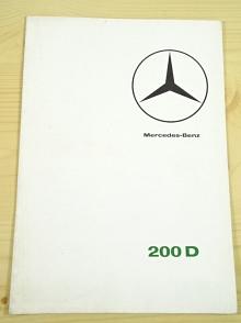 Mercedes - Benz 200 D - prospekt - 1965