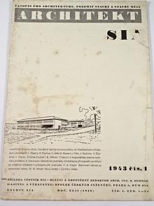 Architektura SIA - 1943 - časopis pro architekturu, pozemní stavby a stavbu měst
