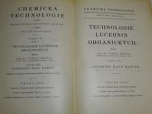 Technologie lučebnin organických - Cyrill Krauz - 1926 - 1. díl - Lučebniny řady mastné