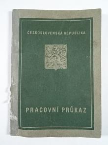 Pracovní průkaz - Československá republika - 1947