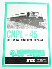 Tatra 815 CNPL-45 cisternová návesová súprava - prospekt - ZTS Košice