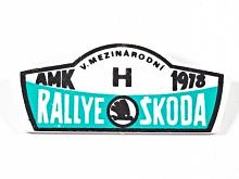 Rallye Škoda 1978 - AMK - odznak