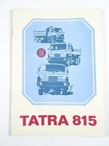 Tatra 815 - užitkové automobily - prospekt