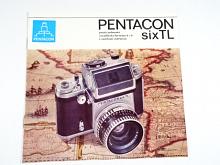 Pentacon six TL - prospekt - 1972