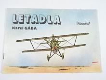 Letadla - Karel Gába - 1990 - omalovánky