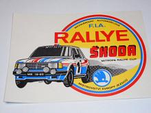 Rallye Škoda - 1985 - samolepka