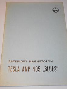 Tesla - bateriový magnetofon Tesla ANP 405 Blues - návod pro opravy a údržbu - 1964