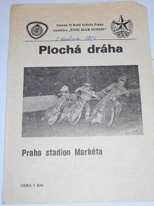 Plochá dráha - Praha Markéta - 5. 4. 1984 - startovní listina