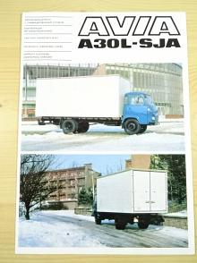Avia A 30 L - SJA - skříňový automobil s jednotnou karoserií - prospekt