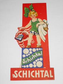 Schichtal - papírová reklama