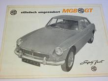 MG stilistisch umgezaubert MGB MG GT - prospekt