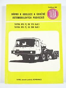 Tatra 815 PJ - návod k obsluze a údržbě automobilových podvozků - 1984