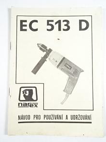 Narex - EC 513 D - návod pro používání a udržování