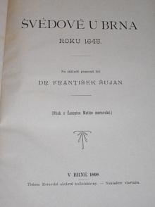 Švédové u Brna roku 1645 - František Šujan - 1898