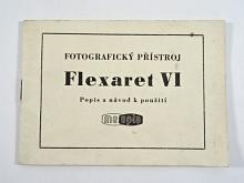Meopta - fotografický přístroj Flexaret VI - popis a návod k použití - 1966