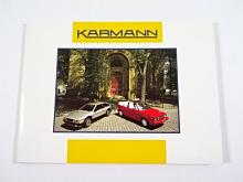 Karmann - Volkswagen Golf Cabriolet - VW Scirocco - Karmann Ghia - pohlednice