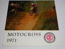 ČZ motocross 1971 - 125 ccm, 250 ccm, 400 ccm - prospekt