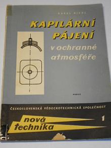 Kapilární pájení v ochranné atmosféře - Karel Riedl - 1961
