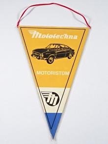 Škoda 110 r coupé - Mototechna motoristům 1949 - 1979 - vlaječka