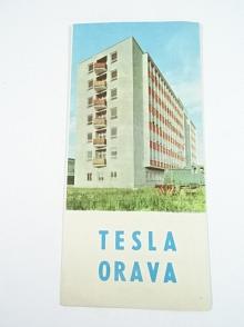 Tesla Orava - televízny prijímač Oliver 4118 U, Dajana 4219 U, Karolína 4123 U - UHF - prospekt - 1966