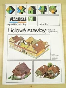 Lidové stavby - Richard Vyškovský - 1986 - plastické vystřihovánky
